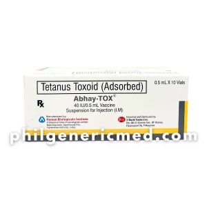 Tetanus Toxoid Adsorbed ABHAY-TOX 40IU/0.5 mL Vaccine 10's