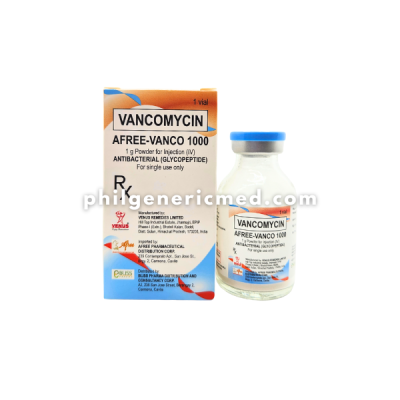 Vancomycin AFREE-VANCO 1000 1g Vial 1's