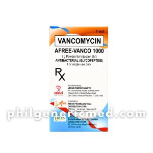 Vancomycin AFREE-VANCO 1000 1g Vial 1's