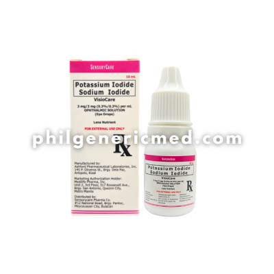 Potassium Iodide Sodium Iodide VISIOCARE 3mg/3mg Eye Drops 10mL - Image 4