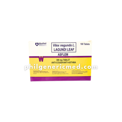 Vitex Negundo L. Lagundi Leaf ASFLEM 300mg Tablet 100's - Image 5