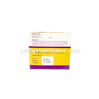 Vitex Negundo L. Lagundi Leaf ASFLEM 300mg Tablet 100's - Image 4