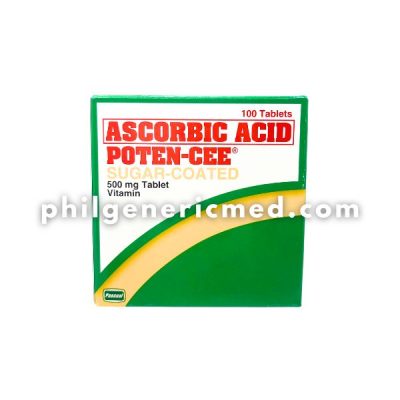 Ascorbic Acid POTEN-CEE Sugar-Coated 500mg Tablets 100's - Image 4