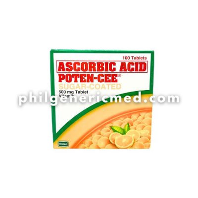Ascorbic Acid POTEN-CEE Sugar-Coated 500mg Tablets 100's