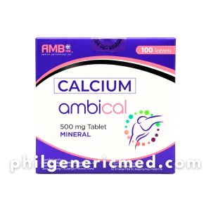 Calcium AMBICAL 500mg Tablet Mineral 100's