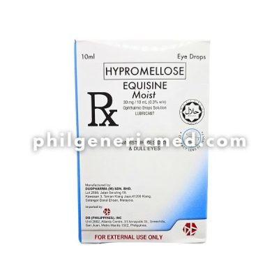 Hypromellose EQUISINE MOIST 30mg / 10 mL (0.3% w/v) Opthalmic Drops Solution Eye Drops 10ML - Image 2