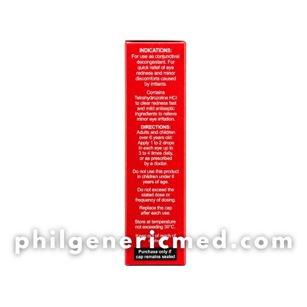 Tetrahydrozoline HCI EYE MO Red Eye Drops 7.5mL 1's - Image 4