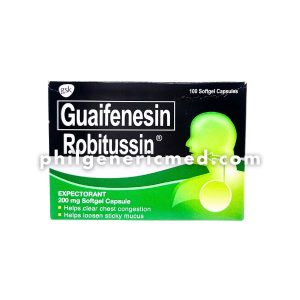 Guaifenesin ROBITUSSIN 200mg 100's