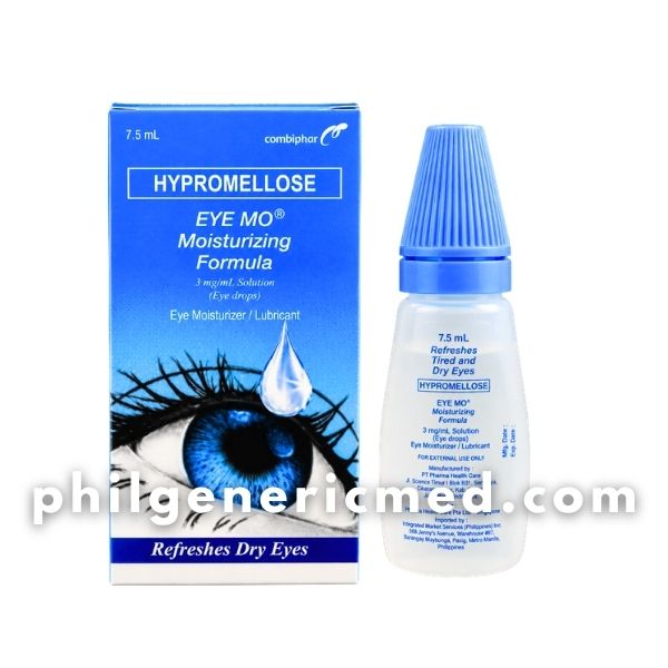 Hypromellose EYE MO Moisturizing Formula Blue Eye drops 7.5 mL - Image 2