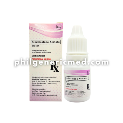 Prednisolone Acetate ILOCET Eye Drops 5mL - Image 4