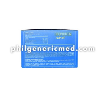 Ibuprofen ADVIL 200mg Softgel Capsule 100's - Image 6
