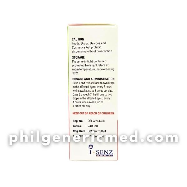 Levofloxacin IFLOX 5mg/mL Eye Drops 5ml 1's - Image 3