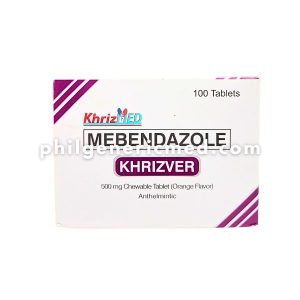 MEBENDAZOLE KHRIZVER 500MG ORANGE FLAVOR
