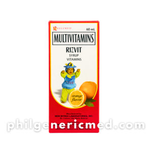 Multivitamins RIZVIT Syrup Vitamins 60mL 1's