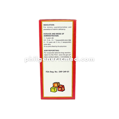 Multivitamins RIZVIT Syrup Vitamins 60mL - Image 4