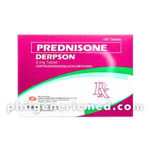 Prednisone DERPSON 5mg Tablet 100's