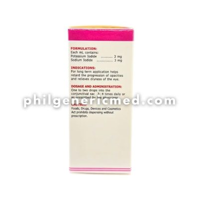 Potassium Iodide Sodium Iodide VISIOCARE 3mg/3mg Eye Drops 10mL - Image 3