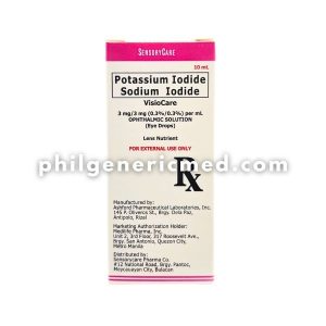 Potassium Iodide Sodium Iodide VISIOCARE 3mg_3mg (0.3%_0.3%0 per mL Eye Drops 10mL