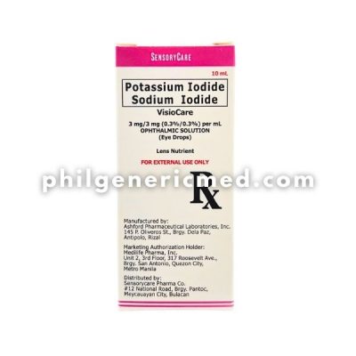 Potassium Iodide Sodium Iodide VISIOCARE 3mg/3mg Eye Drops 10mL