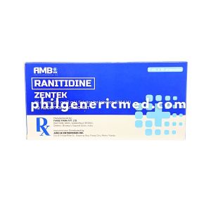 RANITIDINE ZENTEK 25MG 2ML X 10 AMPOULES