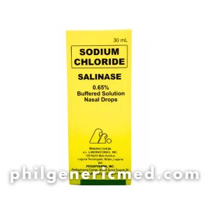Sodium Chloride SALINASE 0.65% Buffered Solution Nasal Drops 30mL