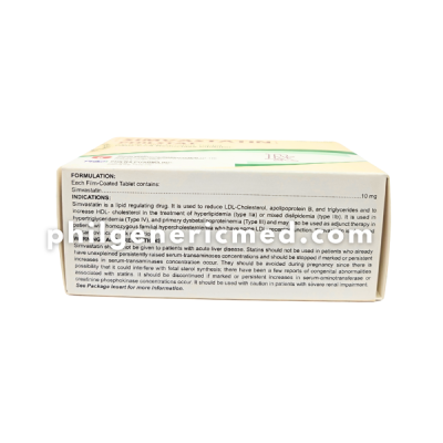 Simvastatin PHILSTAT 10mg Film-Coated Tablet 100's - Image 4