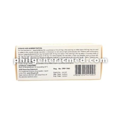 Simvastatin PHILSTAT 20mg Film-Coated Tablet 100's - Image 4