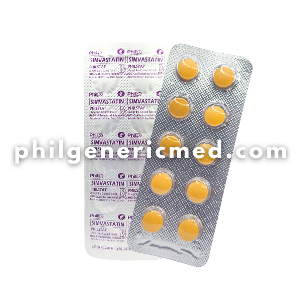 Simvastatin PHILSTAT 20mg Film-Coated Tablet 100's - Image 2