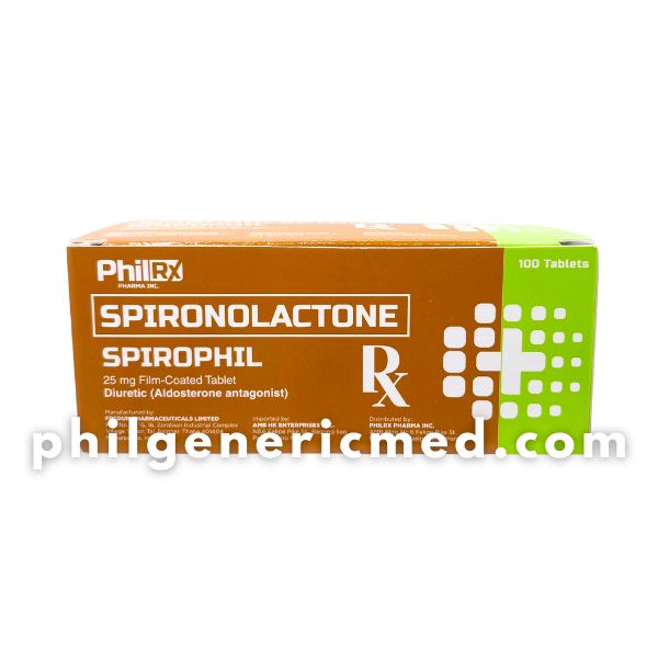 Spironolactone SPIROPHIL 25mg Film-Coated Tablet 100's