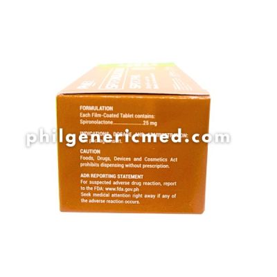 Spironolactone SPIROPHIL 25mg Film-Coated Tablet 100's - Image 2
