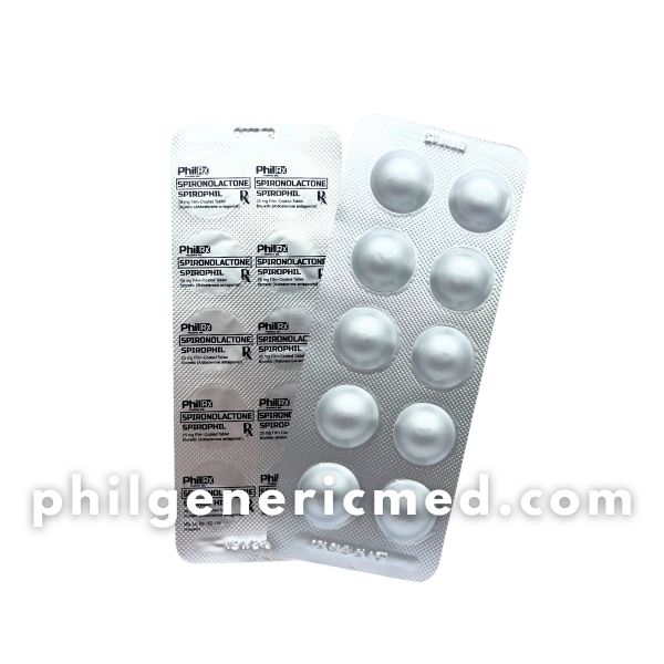 Spironolactone SPIROPHIL 25mg Film-Coated Tablet 100's - Image 2