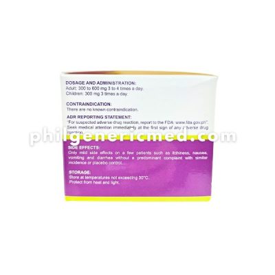Vitex Negundo L. Lagundi Leaf ASFLEM 600mg Tablet Anti-Cough/Anti-Asthma 100's - Image 5