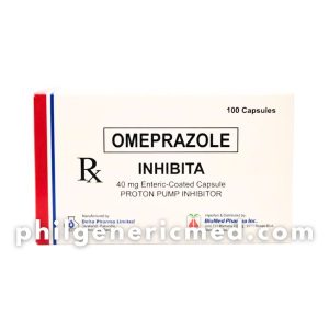 Omeprazole INHIBITA 40mg Capsule 100's