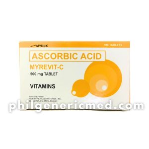 Ascorbic Acid MYREVIT-C 500mg Vitamins Tablet 100's