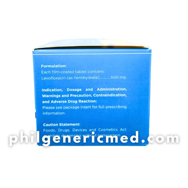 Levofloxacin LENOXA 500mg Film-Coated Tabley 100's - Image 3