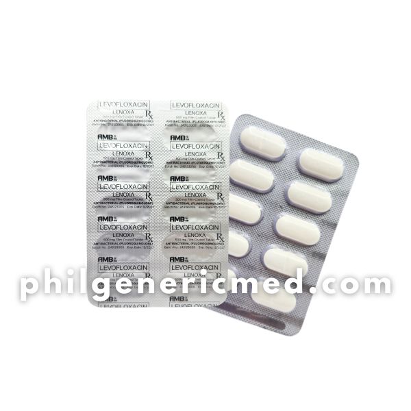 Levofloxacin LENOXA 500mg Film-Coated Tabley 100's - Image 2