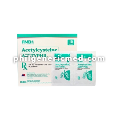 Acetylcysteine ACETYPHIL 600mg Powder for Oral Solution 10 Sachets - Image 3