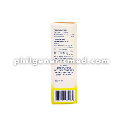 Ambroxol Hydrochloride AMBROLEM 6mg/mL Syrup (Oral Drops) 15mL - Image 2