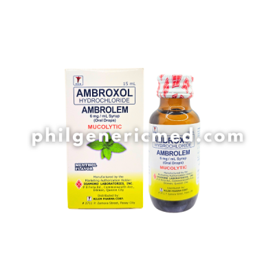 Ambroxol Hydrochloride AMBROLEM 6mg/mL Syrup (Oral Drops) 15mL - Image 3