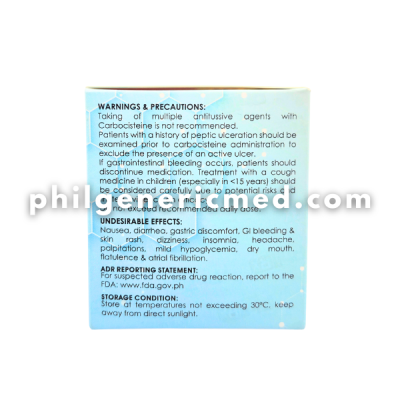 Carbocisteine MUCOLIEF 500mg Capsule 100's - Image 2