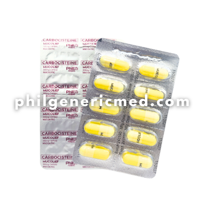 Carbocisteine MUCOLIEF 500mg Capsule 100's - Image 4