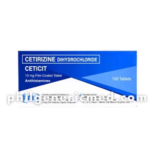Cetirizine Dihydrochloride CETICIT 10mg Tablet 100's