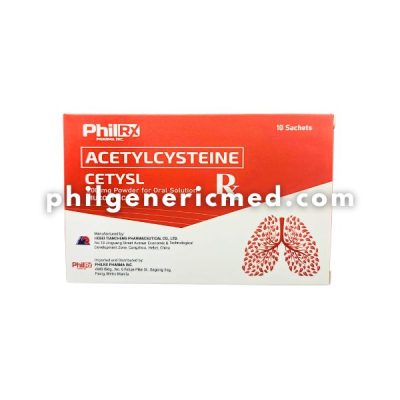 Acetylcysteine CETYSL 200mg Powder for Oral Solution 10 Sachets