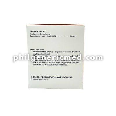 Fenofibrate AUDRA-160 160mg Capsule 100's - Image 4