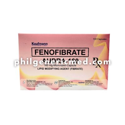 Fenofibrate AUDRA-160 160mg Capsule 100's