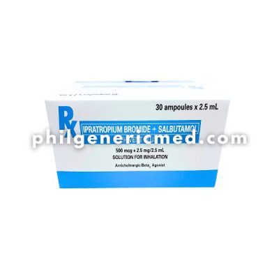 Ipratropium Bromide + Salbutamol HIVENT PLUS 500mcg + 2.5mL Ampoules 30's - Image 5