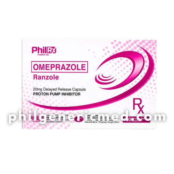 Omeprazole RANZOLE 20mg Capsule100's