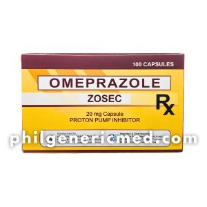 Omeprazole ZOSEC 20mg Capsule100's