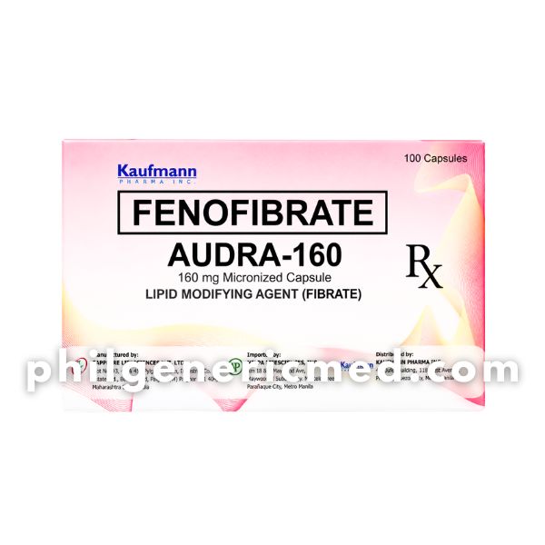 Fenofibrate AUDRA-160 160mg Capsule 100's