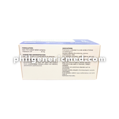 Prednisone PREDMED 20 mg Film-Coated Tablet 100's - Image 4